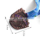 Custom Gold Medal Sports Metal Medal Hanger With Ribbon thumbnail-2