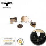 Stainless Steel and Brass Slacks Button Hook and Eye