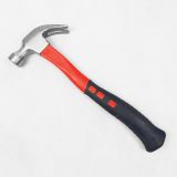 8oz American Type Steel Materials Hand Claw Hammer with Colors Curved Plastic Handle (XL0038)