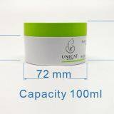 China Factory Wholesale100g Plastic Cosmetic Cream Jar For Facial Cream Packaging thumbnail-2