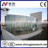 Size customized aluminium profile insulated building exterior glass wall