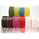 Fabric Elastic Ruffles Ribbon Band,Black White Ruffle Elastic Tape thumbnail-3