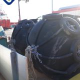 Ship Floating Pneumatic Rubber Fender with Chain Tyre Net