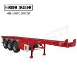 3 axles 40ft container chassis skeleton semi trailer for sale