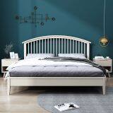 Modern Wood Bed Nordic-style Solid Platform Bed thumbnail-1