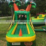 Inflatable Tropical Luau Carnival Games Kids Play Station Basketball Tee-ball Shooting Tossing Game Set thumbnail-4