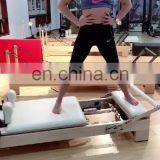 Белая кленовая дрельина. Экипировка для пилатеса Elina Reformer. Цена. Домашняя реформерная кровать для пилатеса. Машина для пилатеса SRP01 thumbnail-1