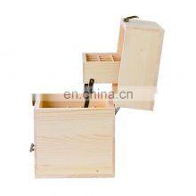 Simple Style 3 Layers Practical Wood Essential Oil Storage Box With Dividers thumbnail-4