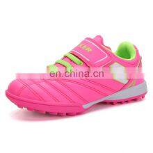 2021 New Breathable Football Shoes Male Nail Children Net Cloth Net Velcro Training Shoes