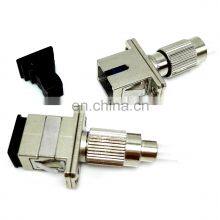 FTTH High Quality FC Male to SC Female Hybrid Adapter Fiber Switch Adapter Fiber Connector Attenuator thumbnail-2