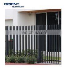 Vertical Black Blade Aluminium Fence Panel - 1500mm High x 2400mm Wide thumbnail-5