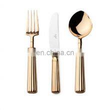 Gold Salad Cutlery Set