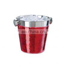 Wholesale Pineapple Customized Logo Champagne Rustic Beer Big Capacity Luxury Vintage Ice Cream Pails for Sale thumbnail-5