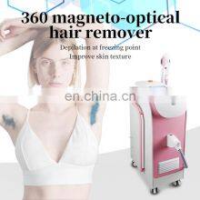 360 Magneto-optical Photon Skin Rejuvenation Beauty Equipment OPT SHR Freezing Point Fast Hair Removal Instrument IPL Device thumbnail-3