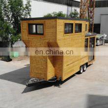 20ft Tiny House On Wheel Modern Prefab Caravan Small Prefabricated Wooden Home Trailer House Rent thumbnail-5