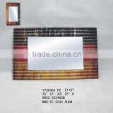 Antique German Flag Metal Wall Mirror thumbnail-1