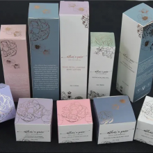 High Quality Silver Cardboard Outer Packaging Box UV Printing Boxes for Cosmetic/Mask/Cream thumbnail-5