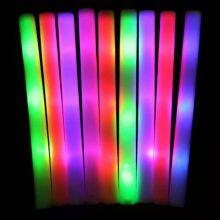 Factory Price Custom Party Supplies Multi-Color Flashing Foam LED Light up Foam Sticks Led Foam Glow Stick With 3 Modes thumbnail-5