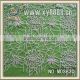 Organza Fancy Chrysanthemums Design Embroidery Lace Triming thumbnail-1