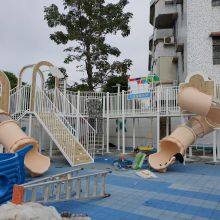Large Outdoor Kindergarten Climbing Nets, Non-standard Expansion Training Ropes, Slides and Other Amusement Equipment. thumbnail-1