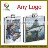 Hot Unique Promotional Gift Plastic Hip Flask FDA