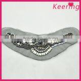 New Arrival Handmade Black Beaded Neckline for Garments thumbnail-1