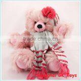 Long Soft Plush Pink Teddy Bear For Girls