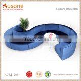 Mordern Design s Shape Salon Furniture Waiting Sofa thumbnail-2