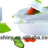 2016 Premium Plastic V-Blade Slicer Stainless Steel Mandoline Slicer thumbnail-1