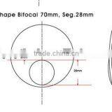 1.499 Cr39 Round Top Bifocal Lenses thumbnail-1