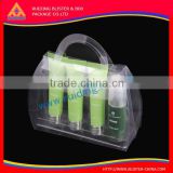 jiangmen high quality cosmetic folding clear pvc box
