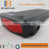 New rear rack ebike battery pack 36V 8.8/10Ah for electric bicycle