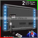 ShenZhen Factory Storefront Led Lights RGB 5050/3528 5v/3.7V Led Strip Light With RF Controller thumbnail-4