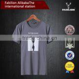 OEM Whlolesale Custom Chest Printed White Bulk for t Shirt Screen Printing