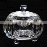 Crystal Bowl With Lid Elegant Crystal Sugar Pot Quality Choice