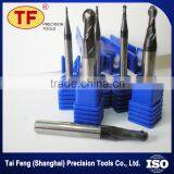 Wholesale High Quality 2 Flutes Long Flute Solid Carbide Tungsten Carbide Ball Nose Tools End Mill