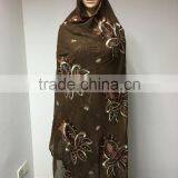CSF0624 Fashionable Scarf Softextile Muslim Embroidery Scarf for Women thumbnail-2