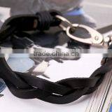 2016 Braided Leather Bracelet With Clasp Cheap Bangle Wholesale thumbnail-2