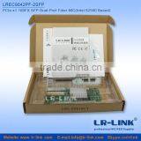 LREC9042PF-2SFP PCIe x1 100FX Dual SFP Port Fiber NIC (Intel 82580 Based) Unique Modle in the World thumbnail-4