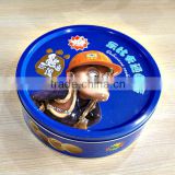 New design cookie set round tin box for packing