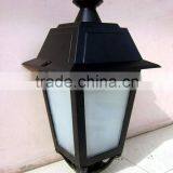 Cast Aluminum Street Lamp Round Lamp Holder With PC Cover thumbnail-4