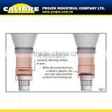 CALIBRE 8pc Coolant Refilling Funnel Set Coolant Filling Funnel Set Coolant Refill Tool thumbnail-4