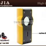 High Grade Touch Carbon Fiber 4 Flame Cigar Lighter With Box Quality Choice thumbnail-2