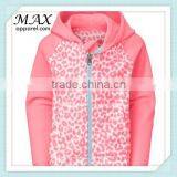The Lovely Girls Leopard Hooded Coat Print With Thick Zipper Fleece, Children Winter Coat,fashion Autumn/winter Coat 2015 thumbnail-1