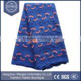 2016 Best Selling Indian Clothing Types Peach Cord Chemical Lace Fabric African Dress Wholesale Top Quality Guipure Laces thumbnail-2