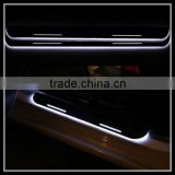 auto led door sill plate scuff plate for fo.rd fo cus 2012-2014 led moving door scuff pedal light strip mirror light accessory