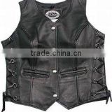 DL-1584 Leather Vest , Leather Fashion Vest