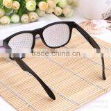 New High Quality Pinhole Glasses Custom Logo Printed Lenses Party Glasses thumbnail-3