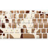 Colorful Ultra Slim Camouflage Silicone Keyboard Skin for Mac Pro 13",15"17" thumbnail-1