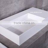 2016 New Design Resin Basin,Wash Basin Sinks, Solid Stone Resin Wash Basin, Wall Hung Wash Basin
